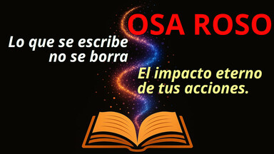 Osa Roso. Lo que se escribe no se borra.
