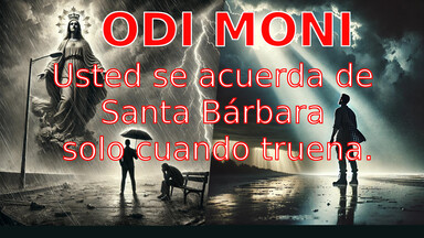 Odi Moni: La Fe de Conveniencia.